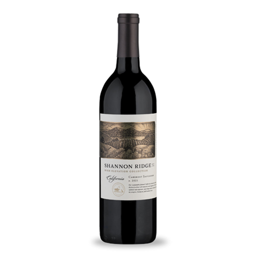 Bottle of 2021 Shannon Ridge Cabernet Sauvignon Wine