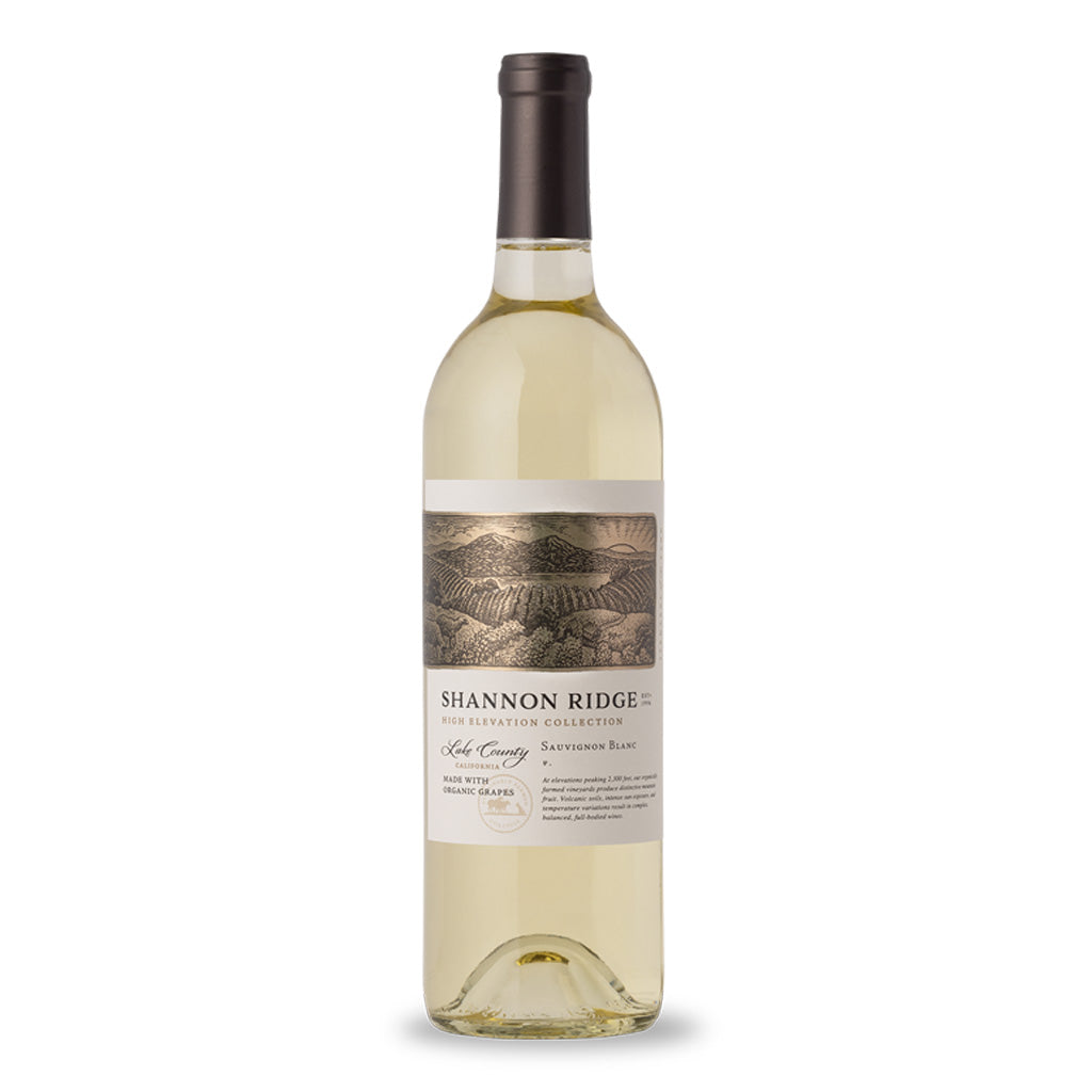 Bottle of 2022 Shannon Ridge Sauvignon Blanc Wine