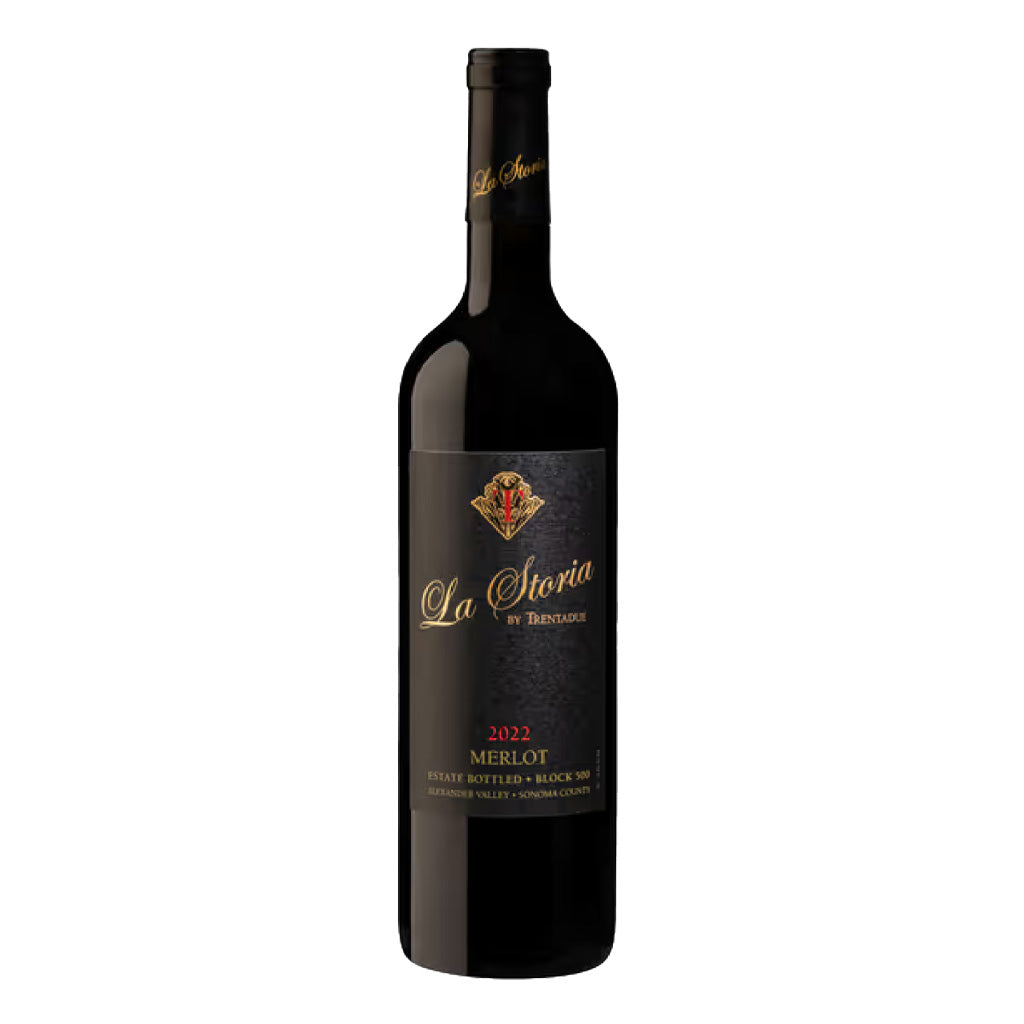 La Storia merlot wine from 2022.