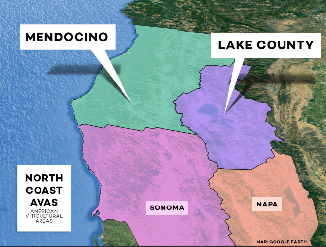 Sonoma, Mendocino, And Lake Counties Are More Than "Alternative" Wine Regions