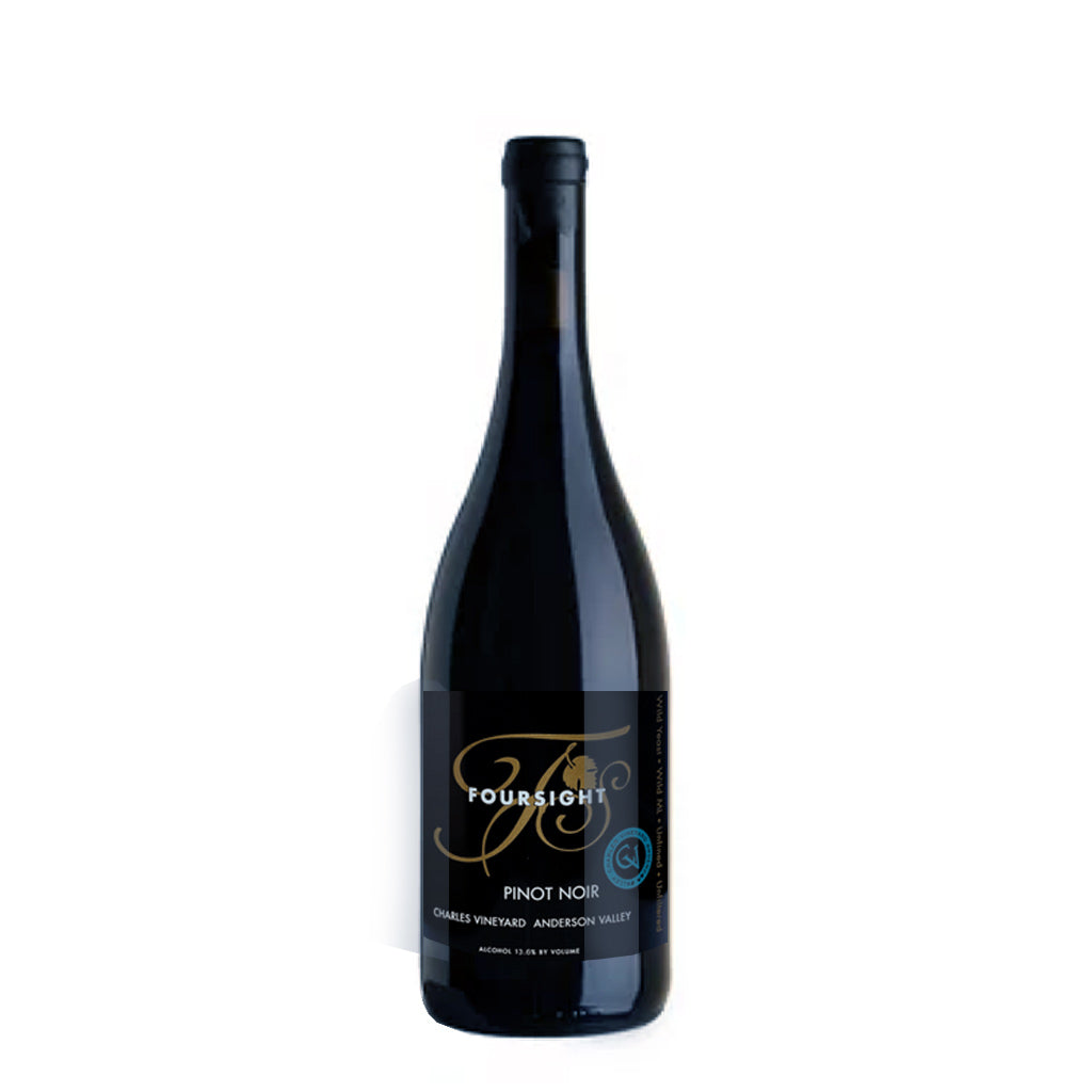 Bottle of Foursight Pinot Noir - Charles Vineyard wine, Available from Renard Creek in Northern California