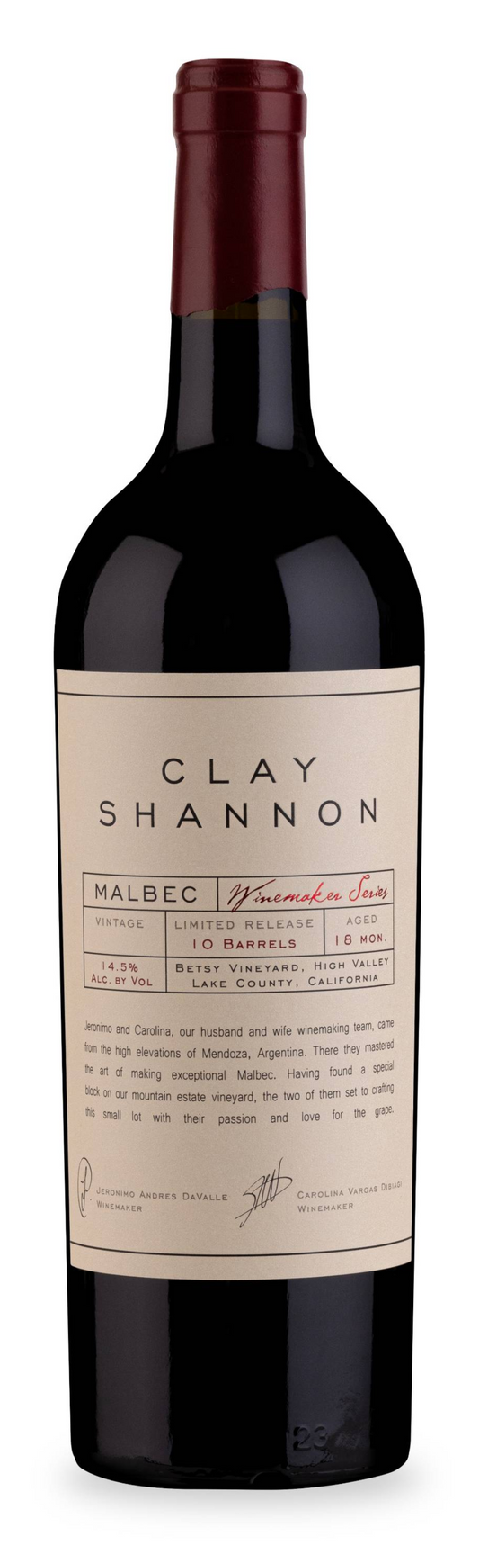 Clay Shannon Malbec