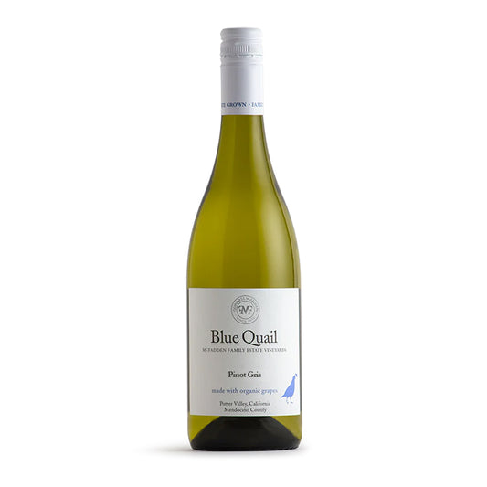 Pinot Gris wine in bottle.
