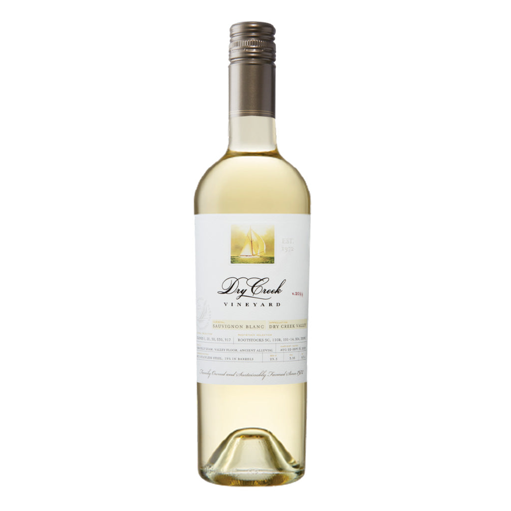 Image of bottle of Dry Creek Sauvignon Blanc wine.